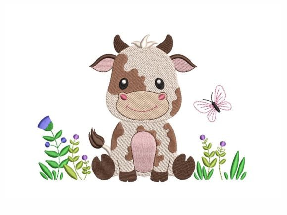 Baby Cow: A Boutique Sweatshirt Embroidery Review