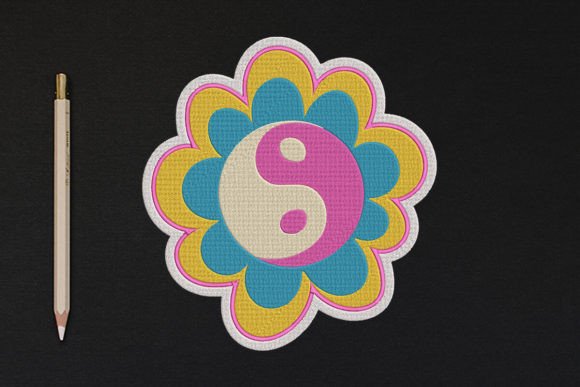 Yin Yang Flower: A Seasonal Embroidery Gem